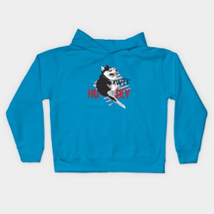 Funny husky Kids Hoodie